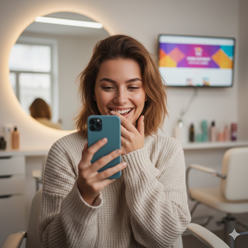 Ejemplo de sitio web profesional para estética